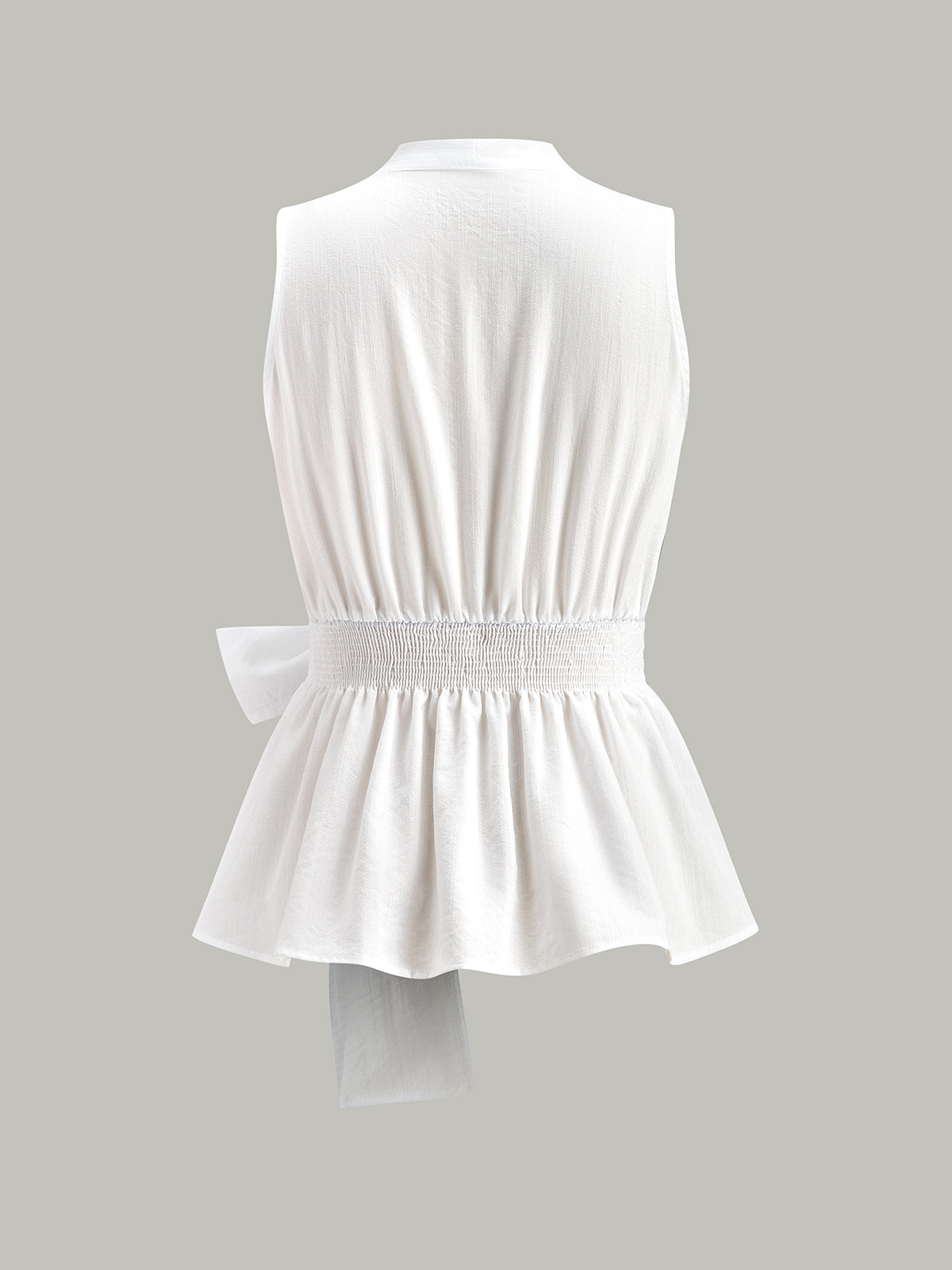 Wrap Tie Peplum Top