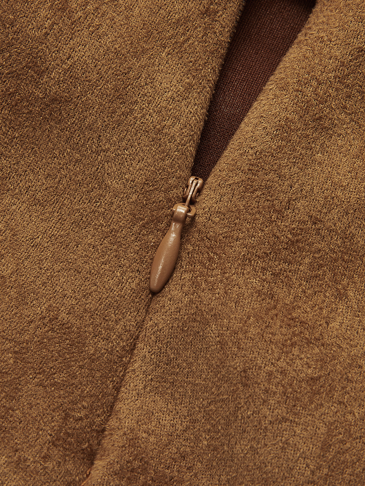 Suede Twist Mini Skirt