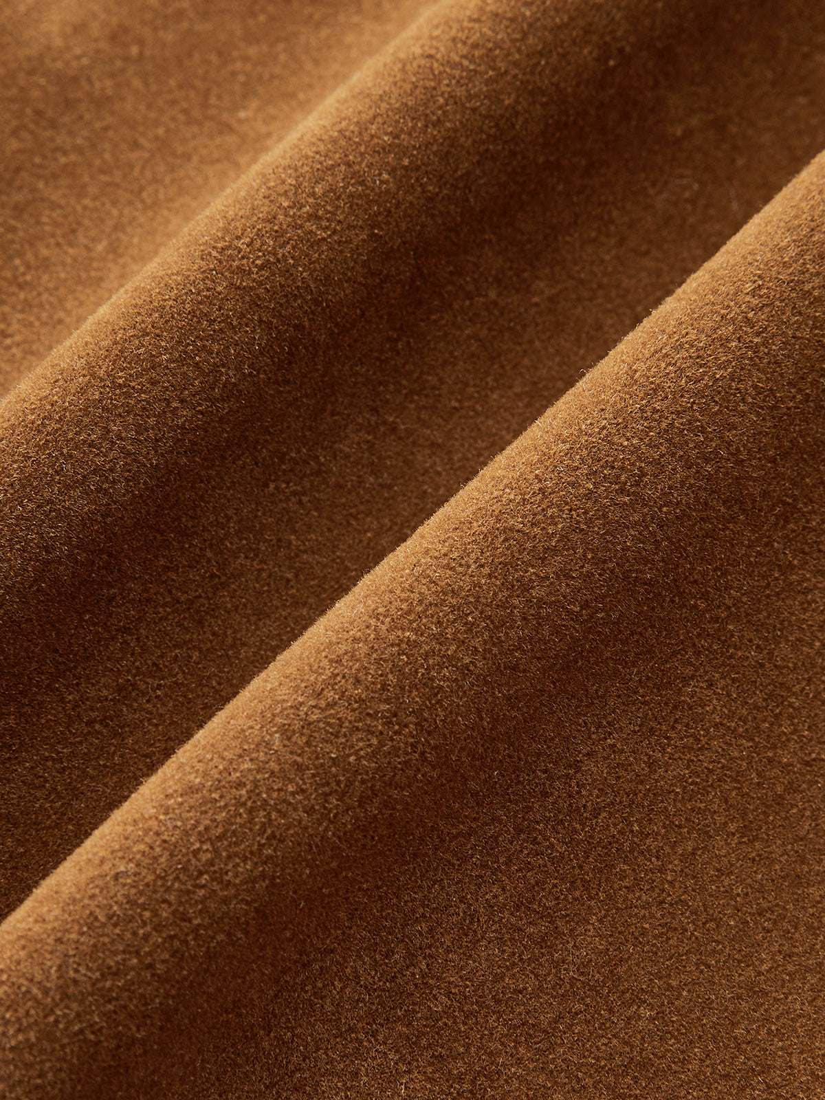 Irregular Metal Detail Suede Mini Skirt