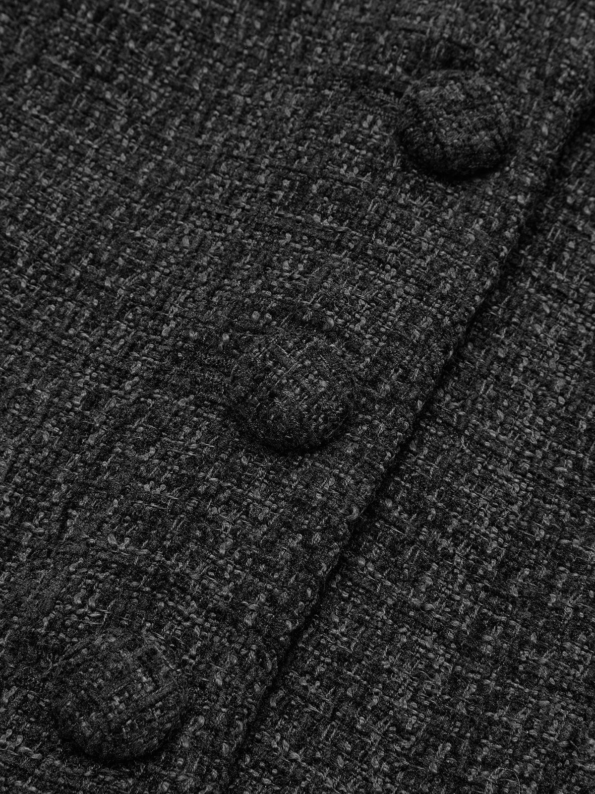 Tweed Fitted Lapel Blazer