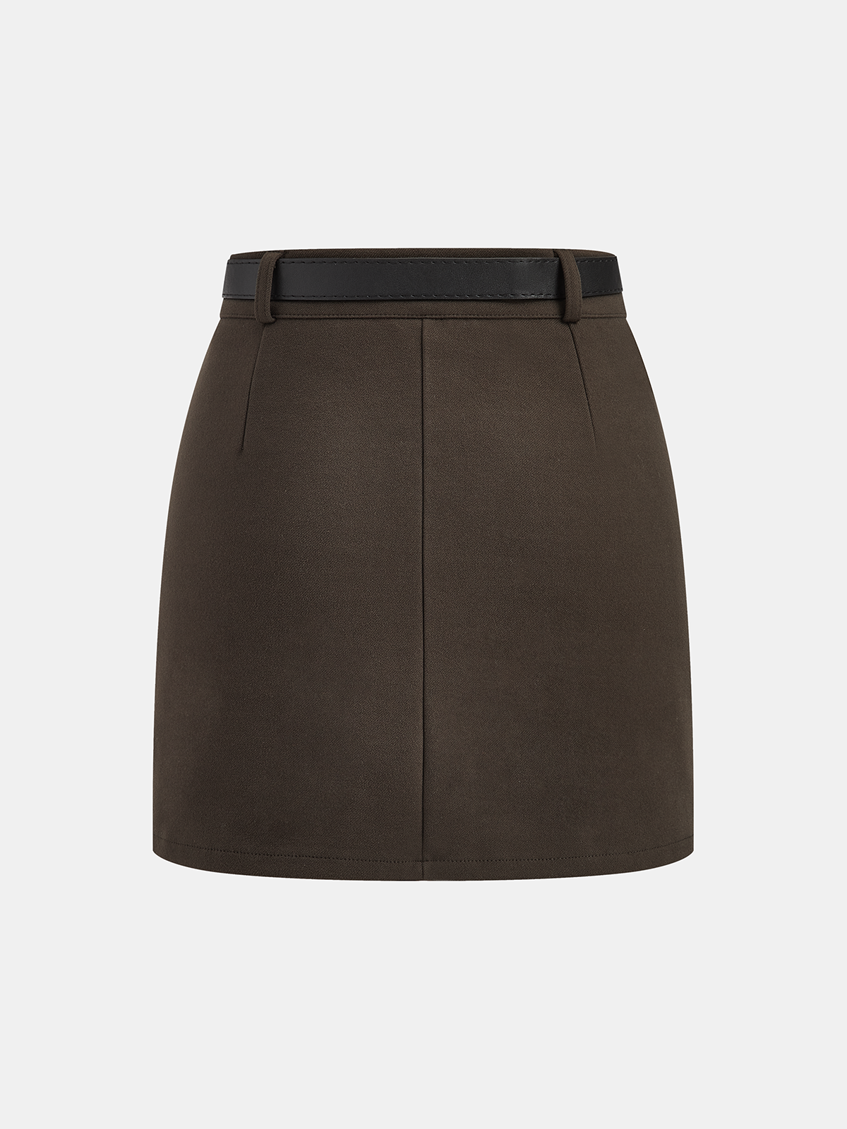 Mini Skirt with Decorative Belt