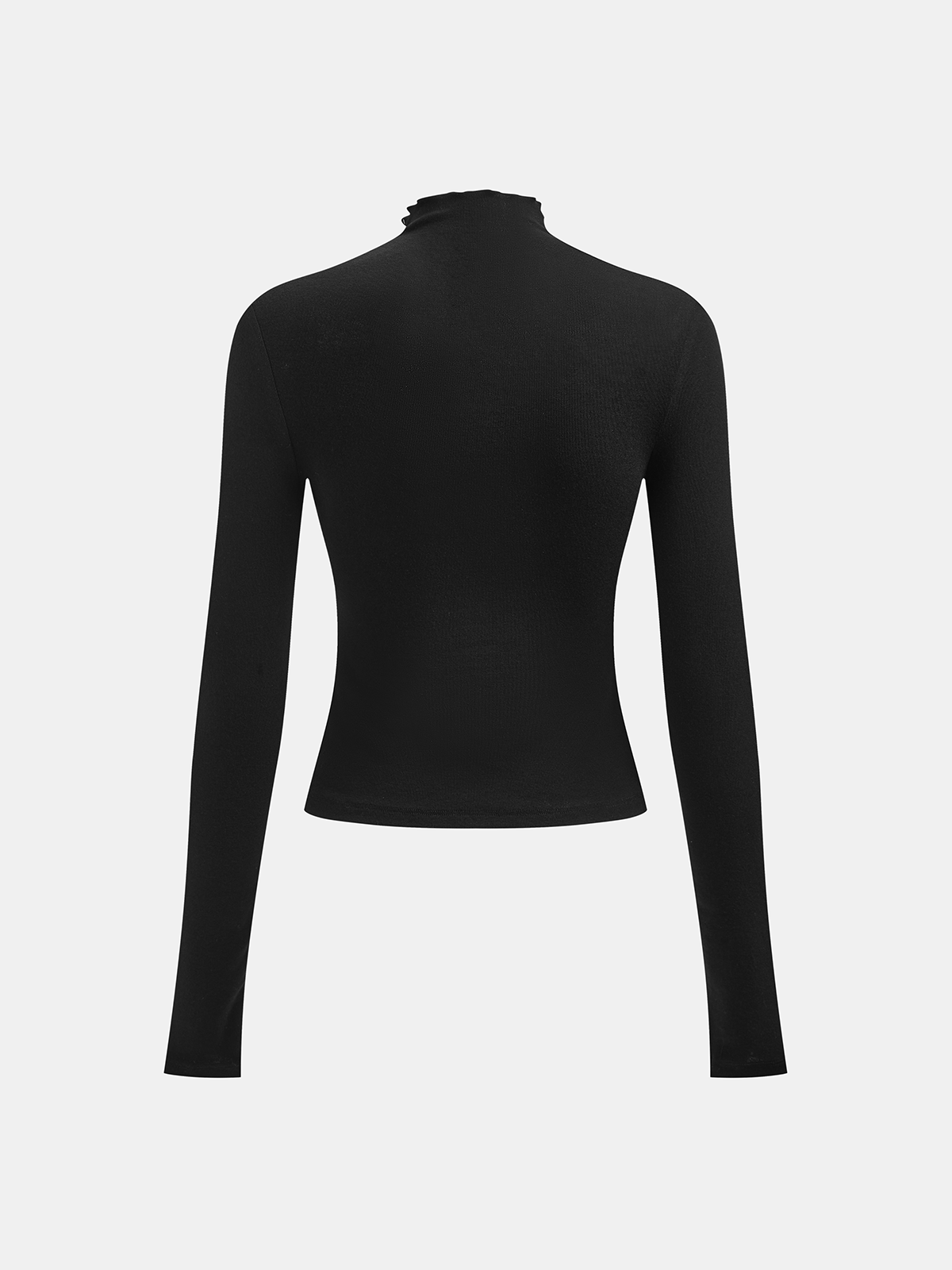 Sheer Paneled Long Sleeve Top