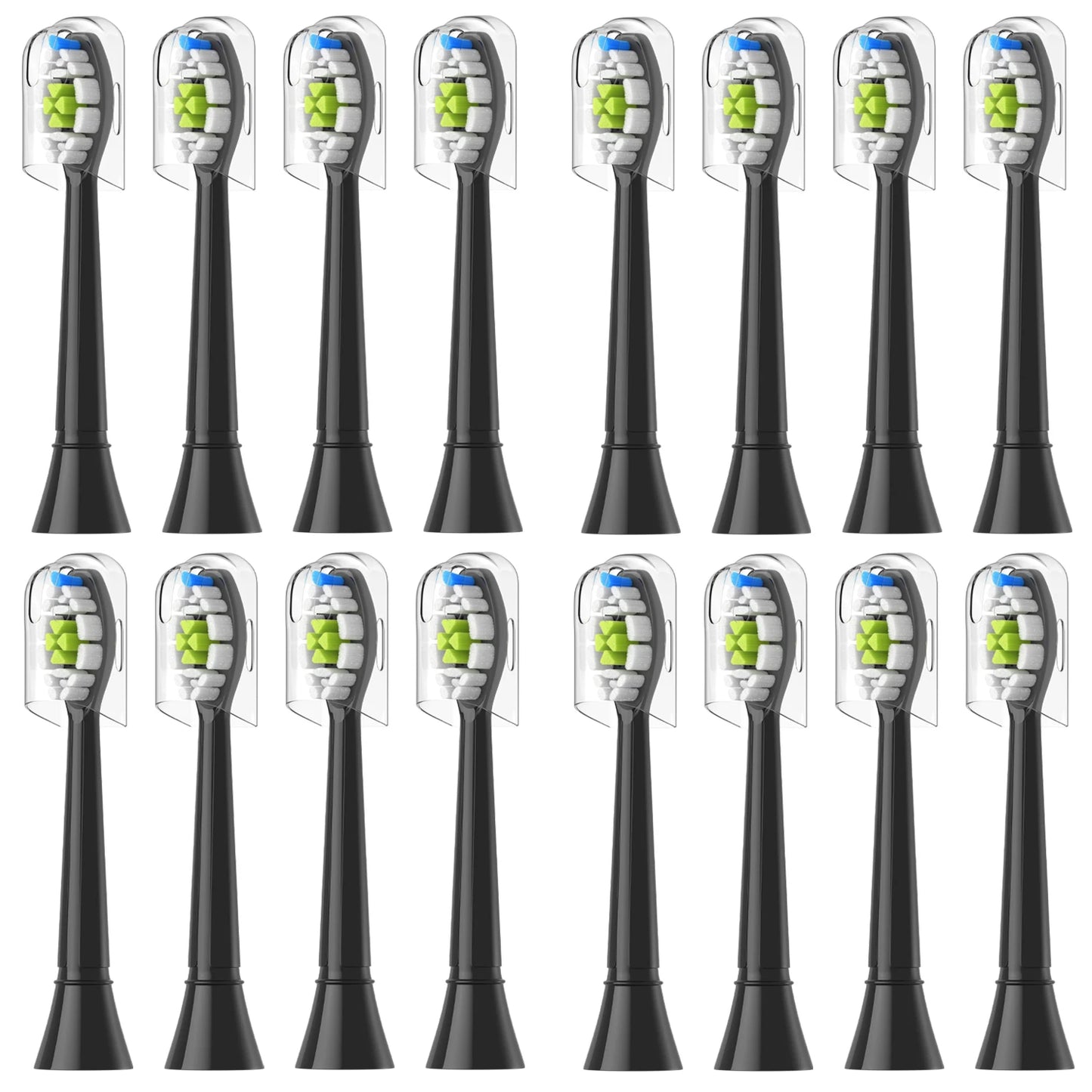 Replacement Brush Heads Compatible with Philips Sonicare Electric Toothbrush Fit for EasyClean, Gum Health, FlexCare, Healthy