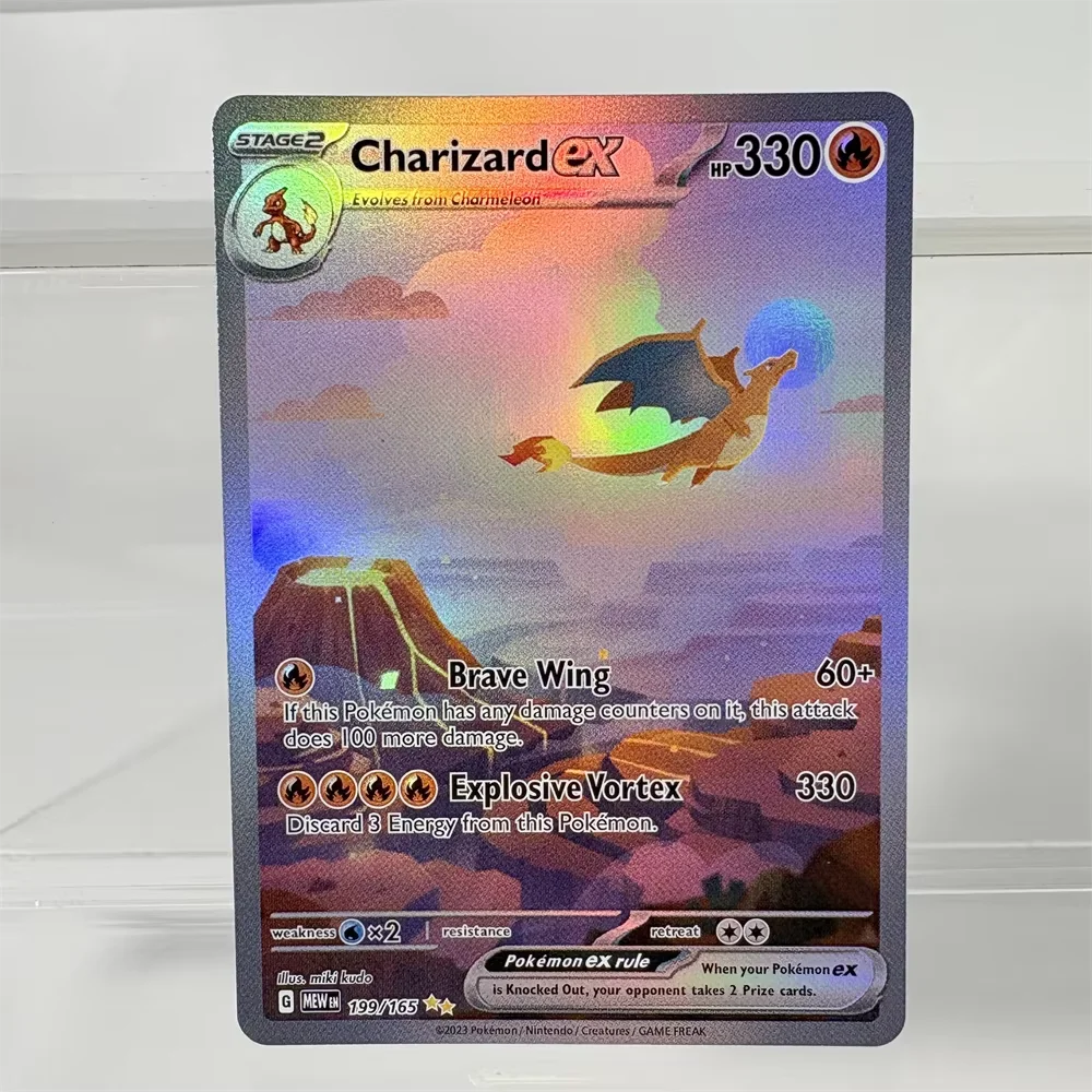 PKM Proxy Card Holographic Sword & Shield Promos and Scarlet & Violet Charizard Hobbies Rare Collection Battle Cards Toys Gifts