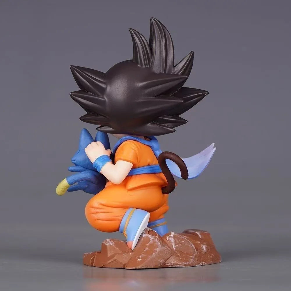 10cm Anime Dragon Ball Z Figure Goku Figure Goku Embrace Pura PVC GK Figures Yamcha Anime Collectible Model Toys Gifts