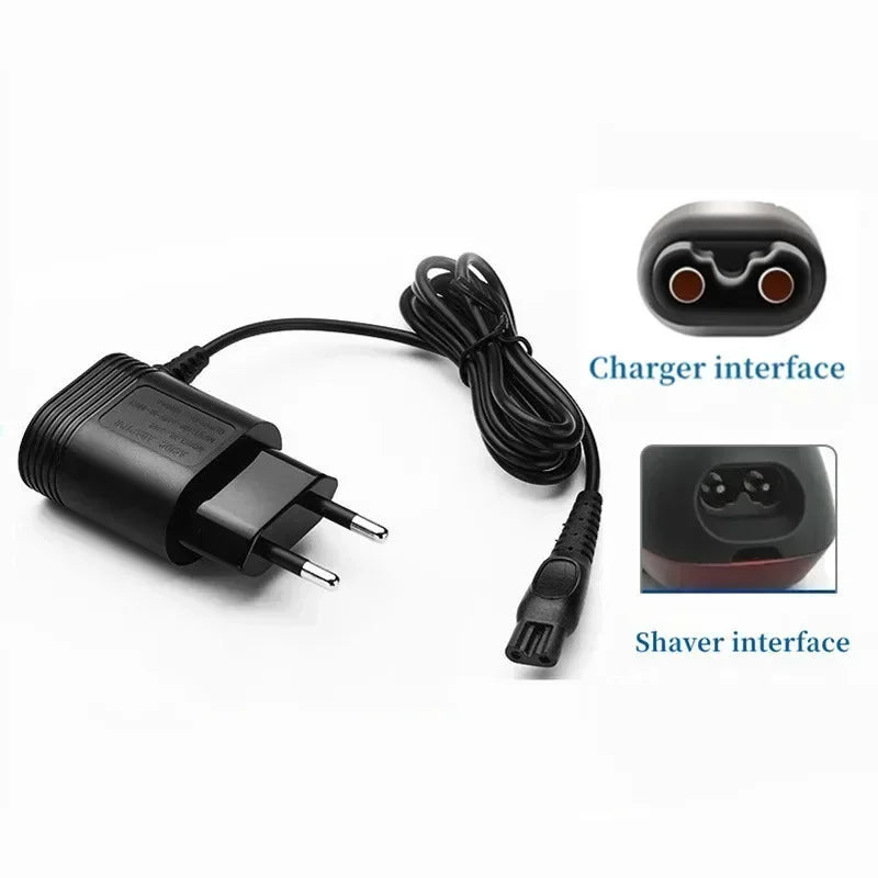 EU Plug Charger for Philips Shaver Series1000 3000 5000 7000 9000 HQ7100 HQ7120 RQ360 RQ1150 15V 5.4W HQ8505 Charger Razor Blade