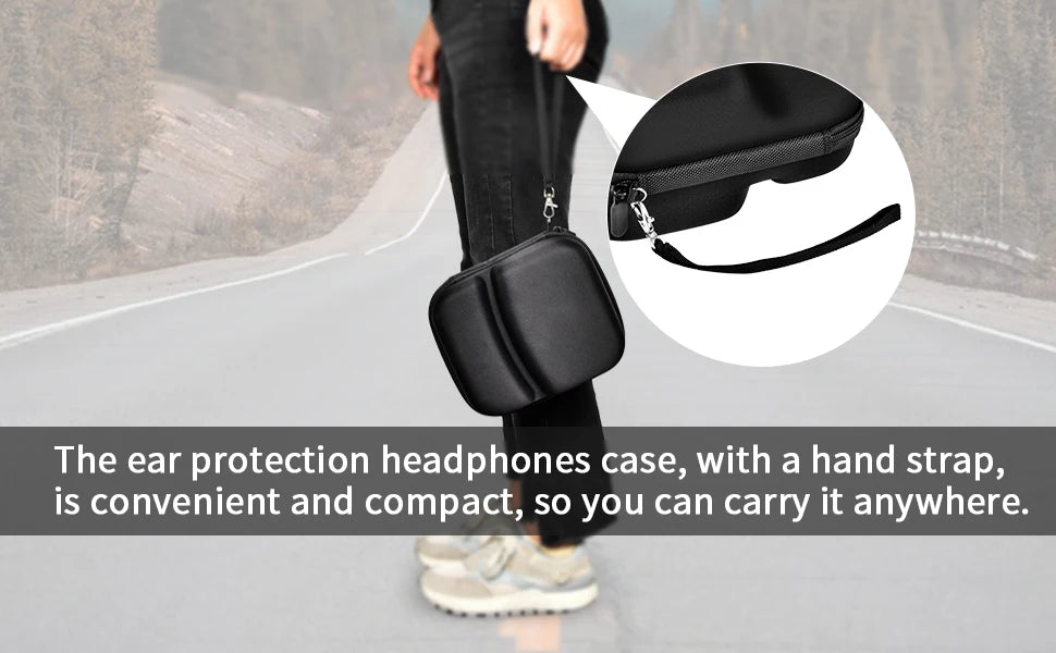 Storage Case Compatible with Walkers Razor Slim Howard Leight PROHEAR 016 Electronic Ear Protection Earmuffs