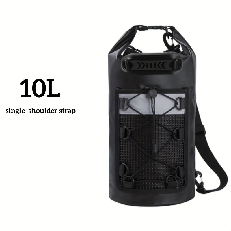 Swimming PVC Pack Dry Bag Backpack for Women Men 10L 20L Waterproof Shoulder Kayak Trekking Drifting Rafting Surfing Boating Bag