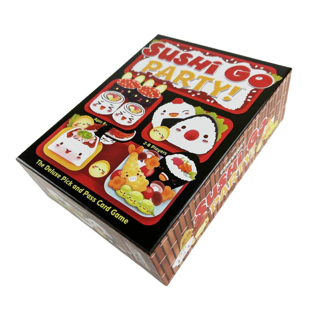 1 Box Sushi Go Family Gathering Board Game Card,Fun Card Game Sushi Go Party Card Games Deck Roll Creative Holiday Gift