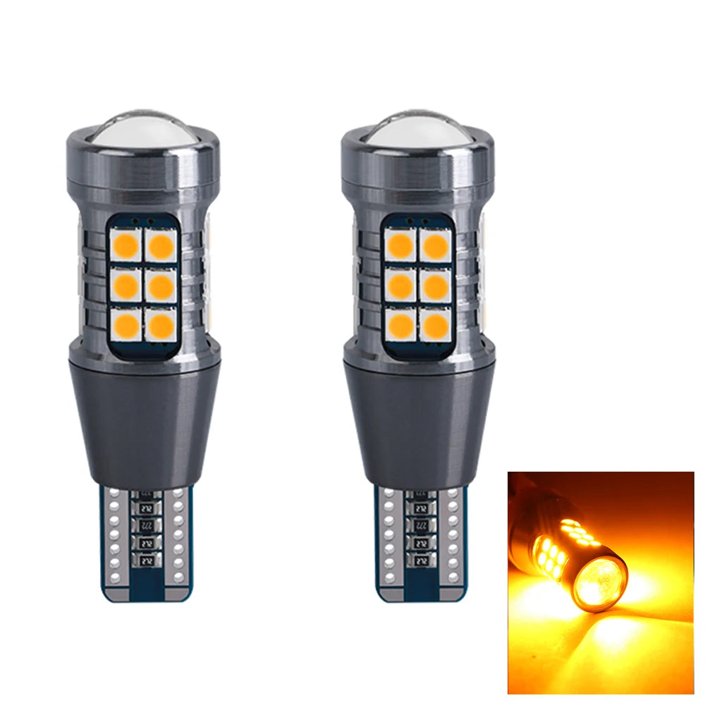2pcs Super Bright W16W T15 921 LED Bulbs Canbus Car Light High Power 3030SMD No Error For Tail Signal Lamp Backup Reserve Lights
