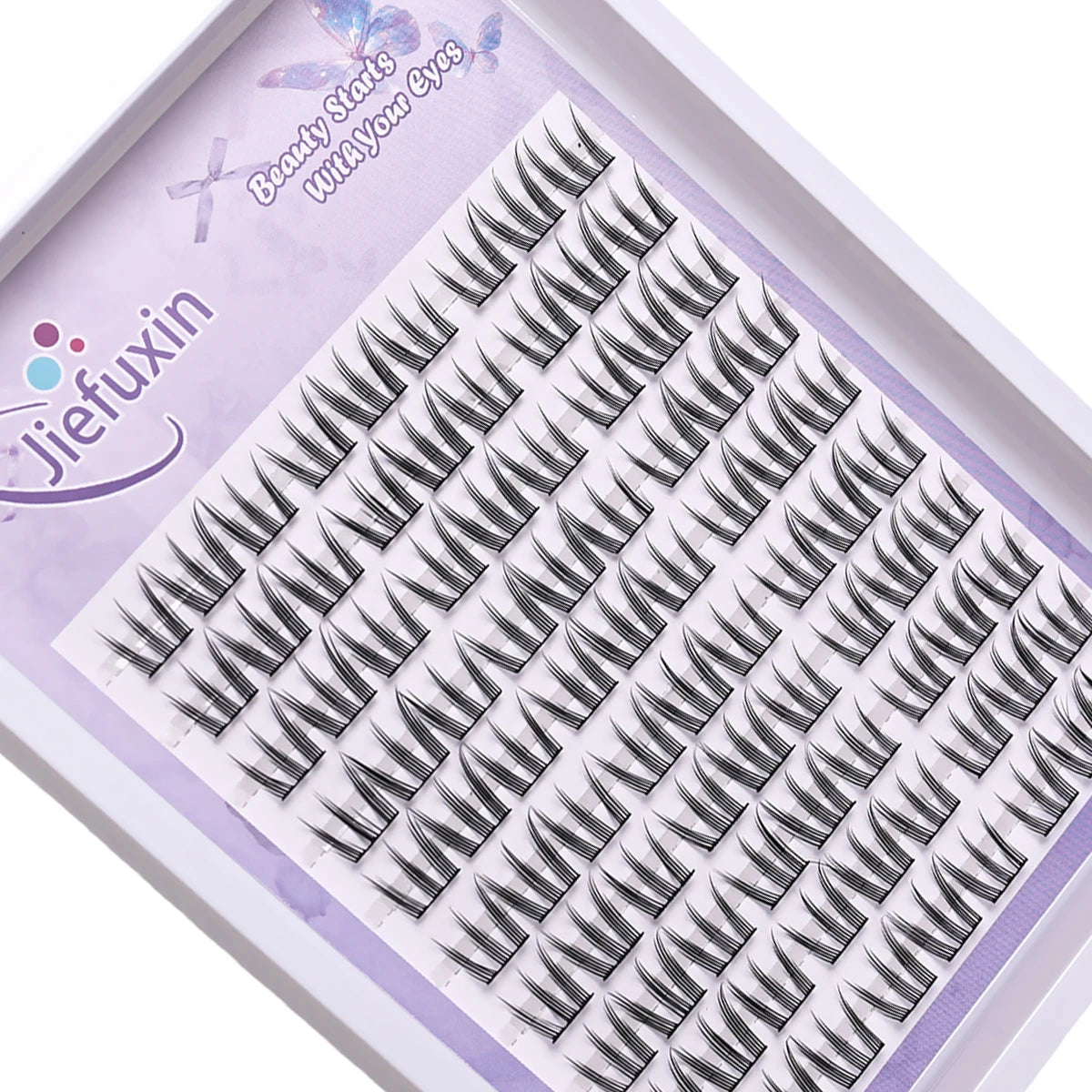 DIY Lashes Extension Kit Cute Cat Paw False Eyelashes for Enlarged Eyes Make Up