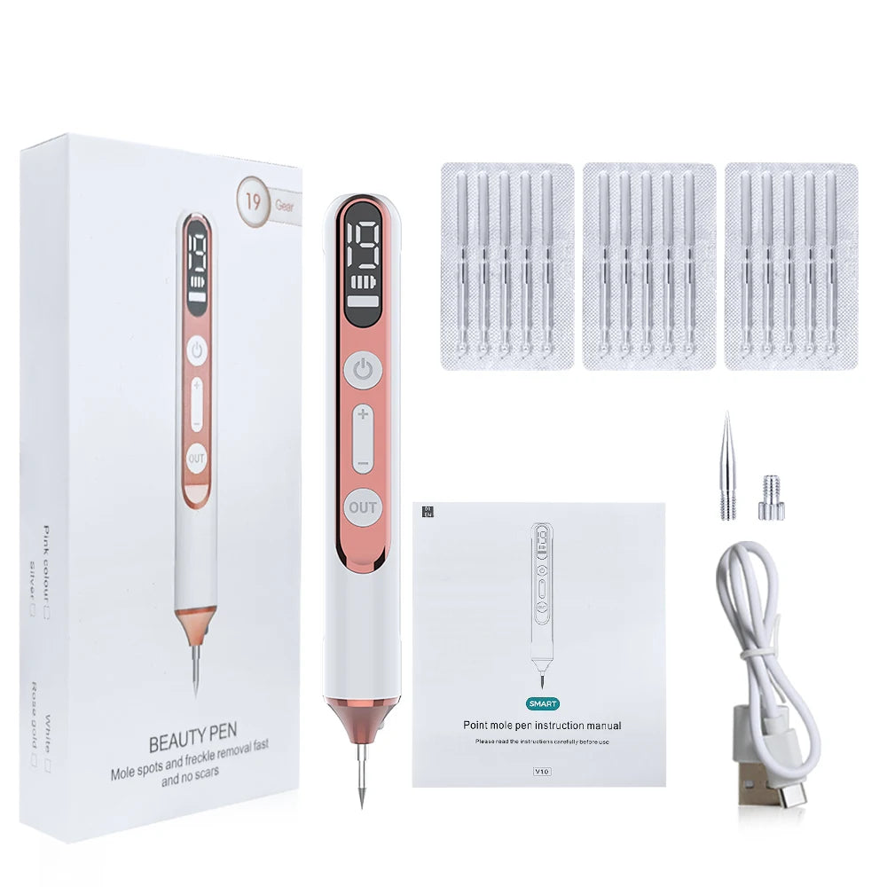 Plasma Pen Skin Tag Remover Mole Removal Wart Spots Dark Dpot Black Dot Nevus Freckle Flat Blemish Pimples Removal for Face Body