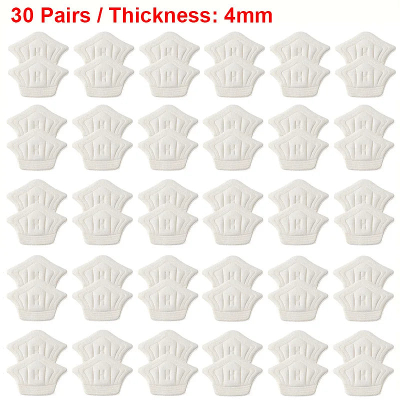 6pairs/12pcs Insoles Patch Heel Pads for Sport Shoes Back Sticker Adjustable Size Antiwear Feet Pad Cushion Insert Insole