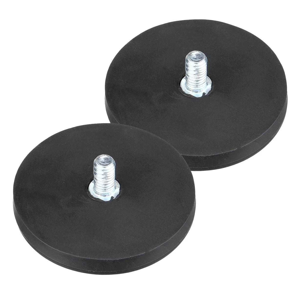 2PCS 66mm/88mm M8/M10 Bolt Magnetic Base Mount Bracket Clamp LED Work Light Bar Holder SUV Offroad