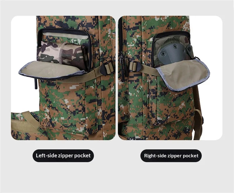 Homefish 80L/100L Large Mountaineering Backpack Outdoor Climbing Bag Tactical Rucksack Hiking Camping Travel Backpack