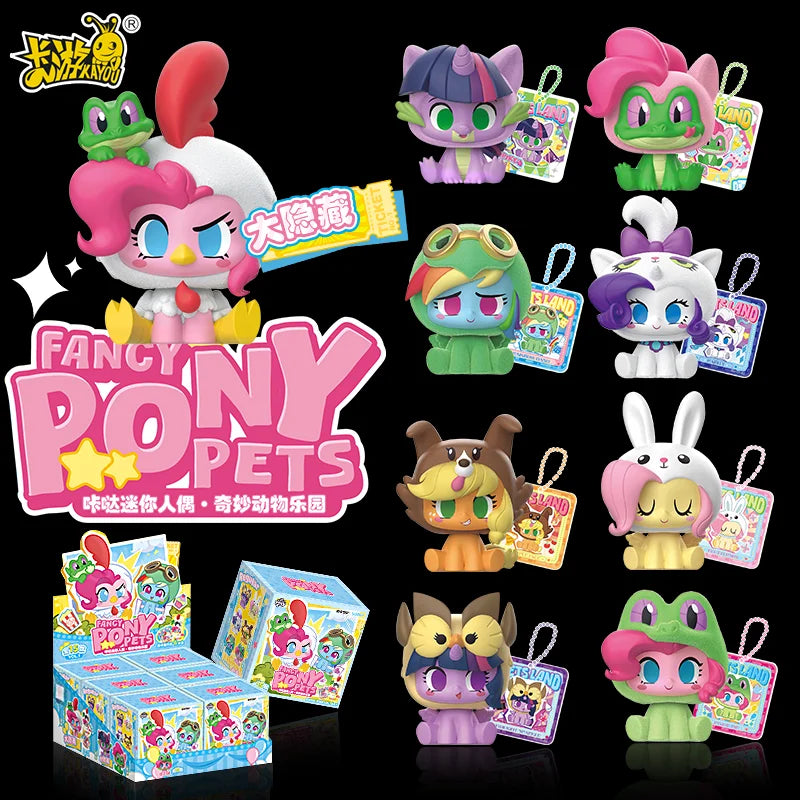 My Little Pony Click Mini Doll Series Animal Park Blind Box Kids Pendant Collectible Trendy Gift for Children Toy & Hobbies