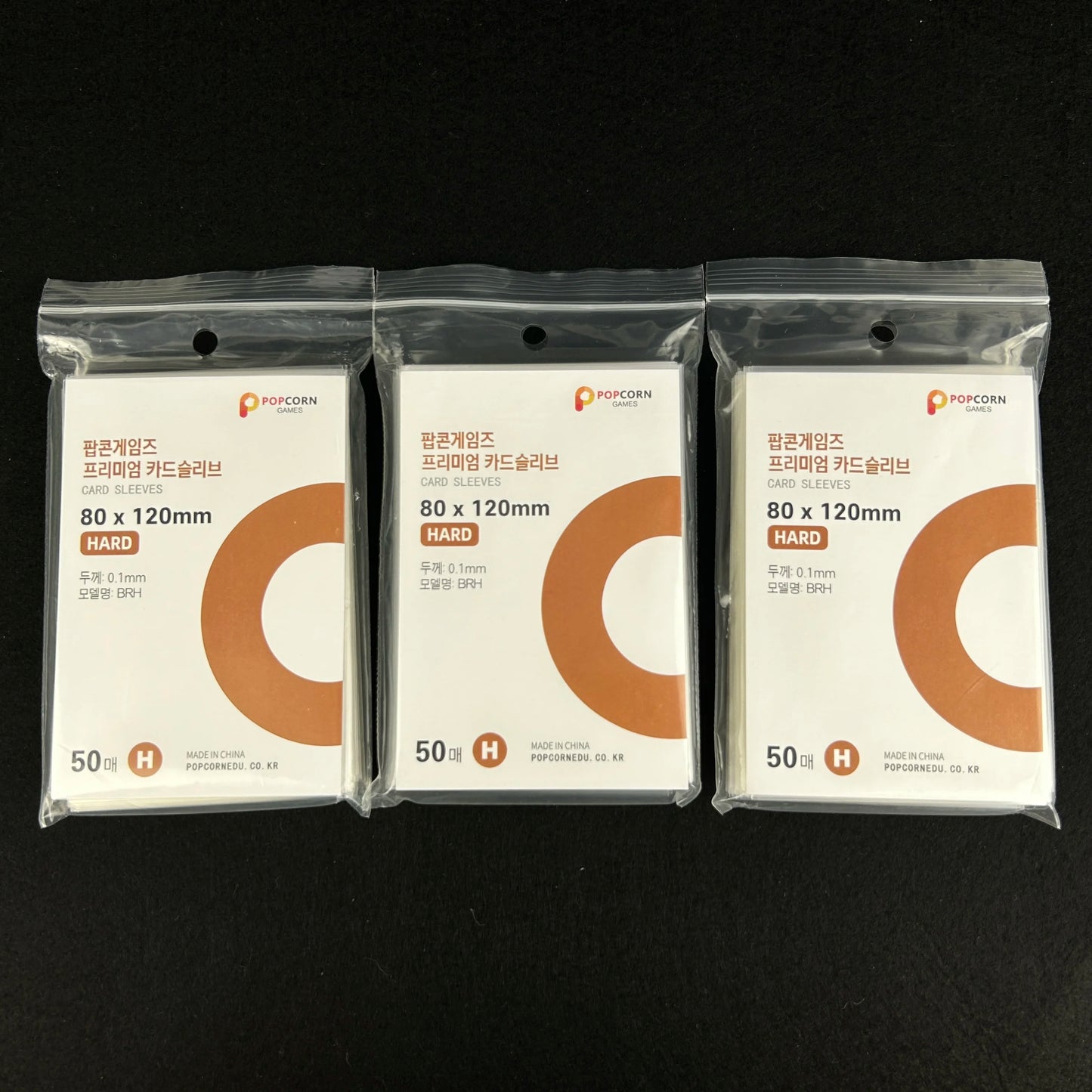 50pcs Korea Card Sleeves Clear Acid Free CPP HARD Photocard Holographic Protector Film Album Binder Photo Popcorn Card