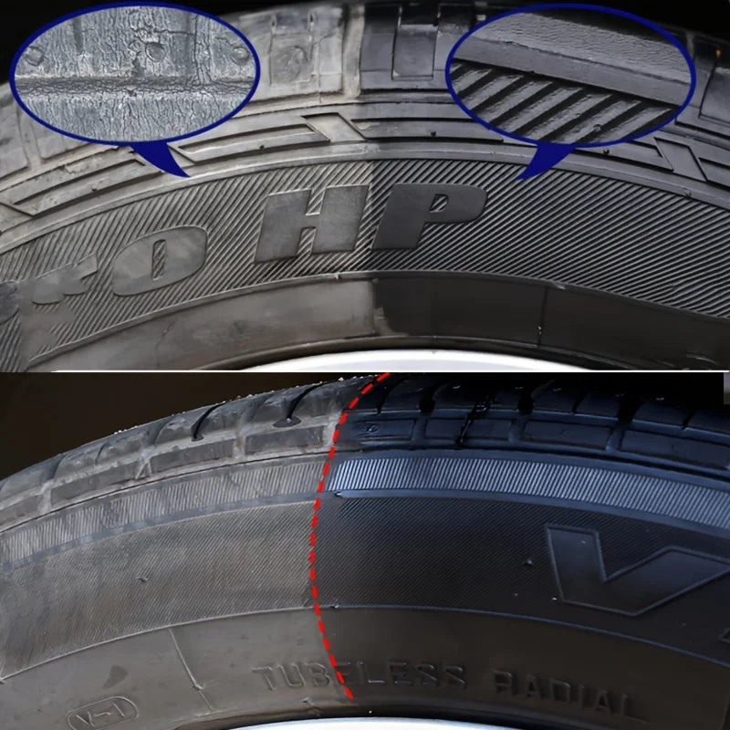 1 Piece 100g Car Tire Gloss Maintenance Agent Car Wax Tire Coating Paste Polishing Cleaning Wax - Bright Tire and Re-Blackening, Seat Care and Recovery Gloss