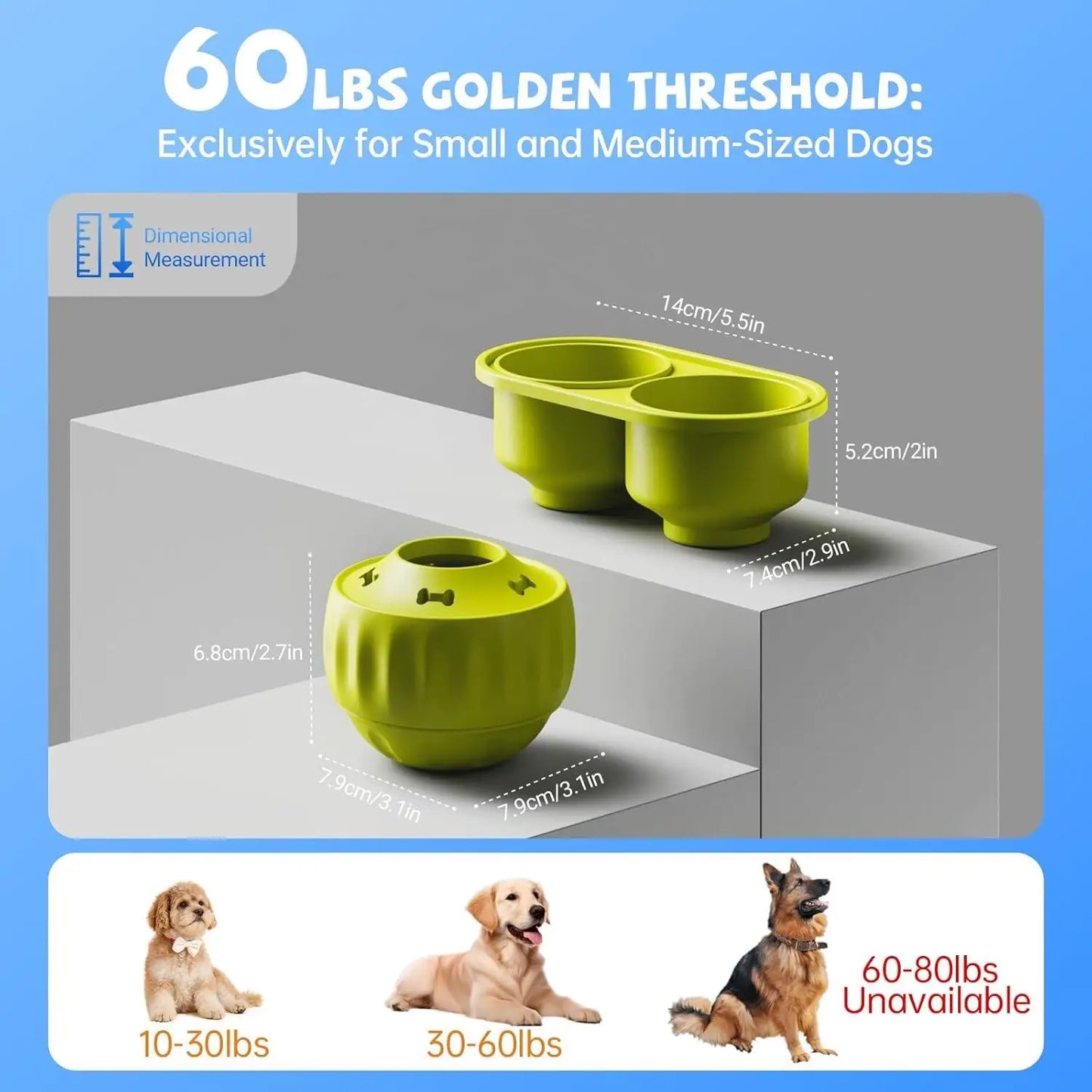 Interactive Dog Toys for Boredom - Dog Treat Molds Silicone Healthy Treats for Dogs puppy Enrichment Toy for Frozen in Summer
