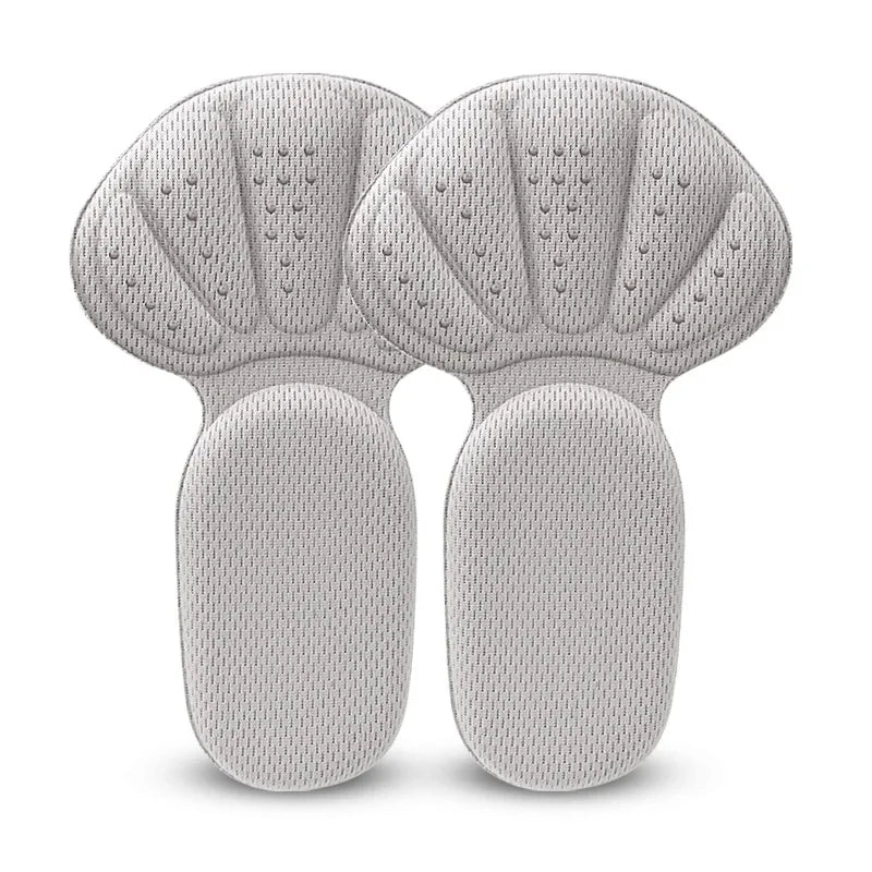 Heel Stickers Sneakers Heel Protection Pads Pain Relief Shoe Size Reducer Half Cushion Heel Inserts T-Shaped Shoe Foot Care Pad