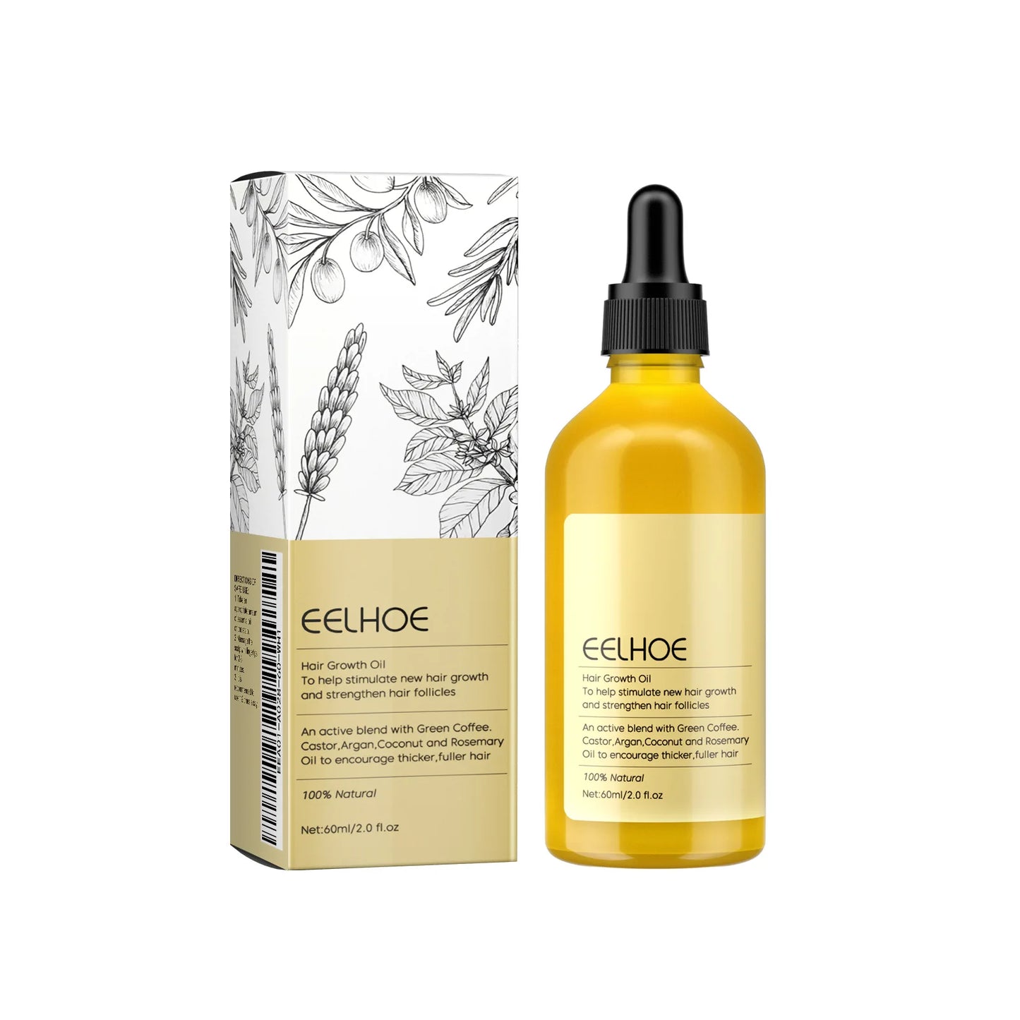 1/2/3pcs Natural Hair Growth Oil Rosemary Anti Hair Loss Regrowth Moisturizing Repair Anti Baldness Fast Hair Growth Serum Oil