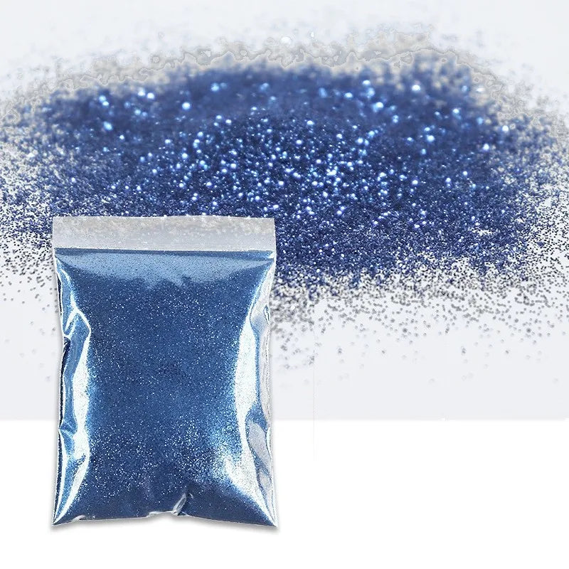 50g Extra Fine Glitter Holographic Laser Dazzling Nail Glitter Powder Art Crafts Resin Tumbler Decoration Shiny Flakes Sequins