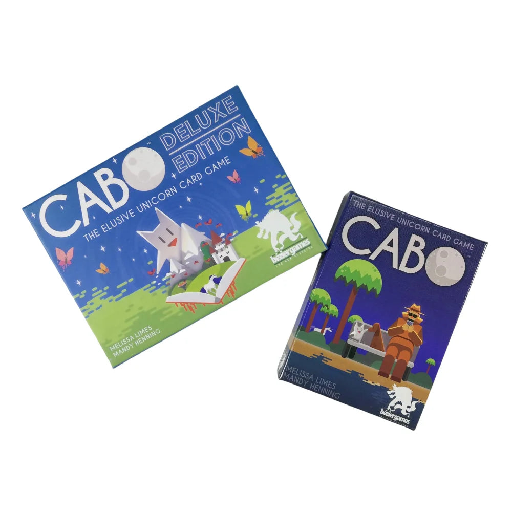 2 Styles CABO English Luxury Edition Board Game Card 2-4 Kabo Adult and Children's Gathering Board Game Holiday Party Gifts