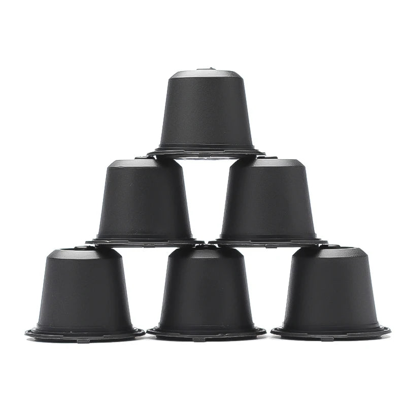 3/6PCS Refillable Reusable Nespresso Coffee Capsule Reutilisable Nespresso Pods with a Spoon a Brush