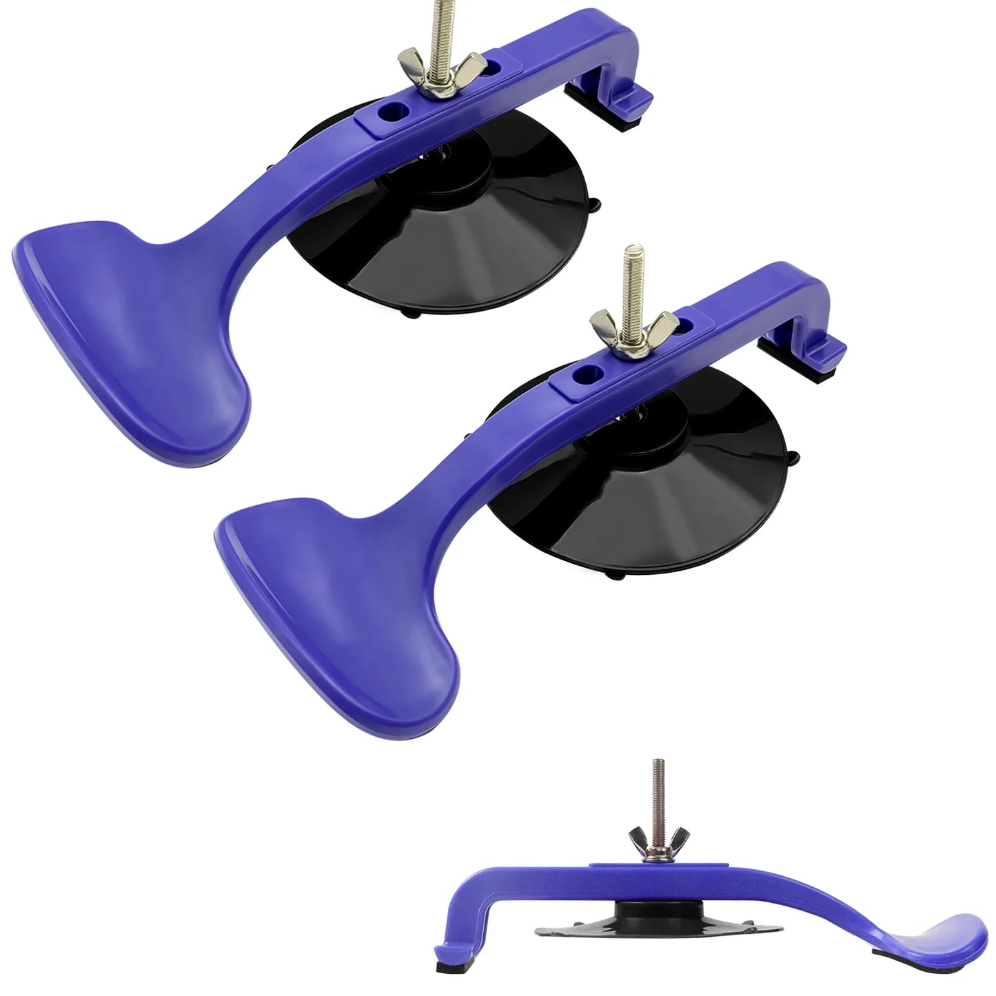 Upgraded 6pcs Suction Cup Clamp Kit For Car Convertible Glass Windshield Top Repair Adhesive Class Clamp Kit With Sponge Pad