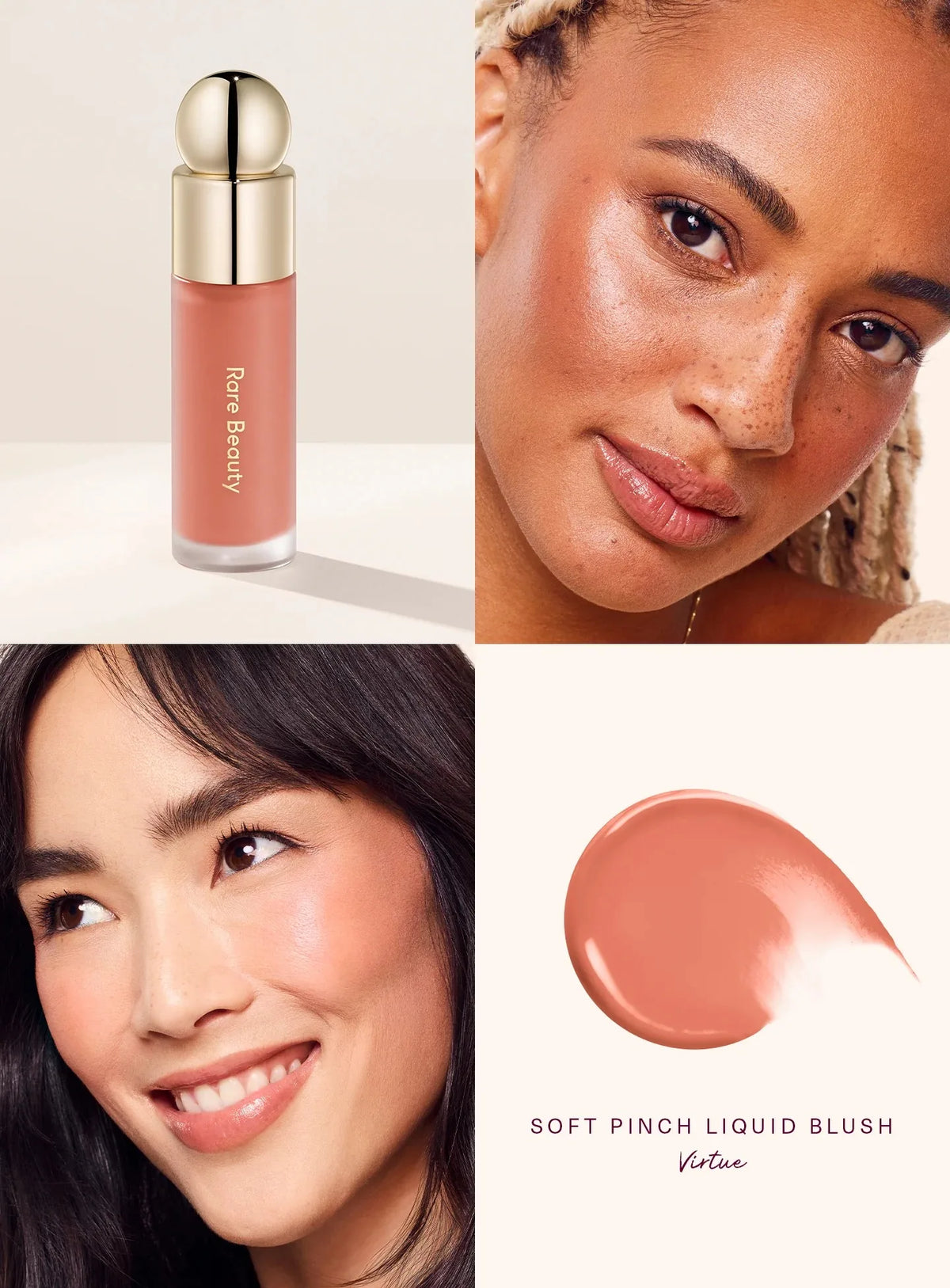 Rare Beauty Matte Lip Gloss Waterproof Non-Stick Cup Lip Glaze Smudge Proof Not Fade Delight Hope Happy Wonder Liquid Lipstick