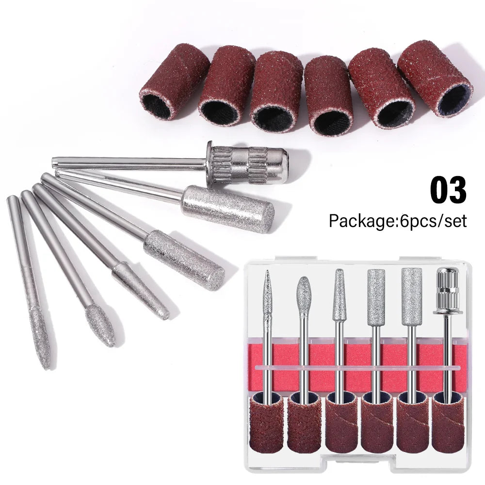 LULAA Electric Nail Drill Machine Set Pedicure Grinding Equipment Mill For Manicure Professional Strong Nail Polishing Tool