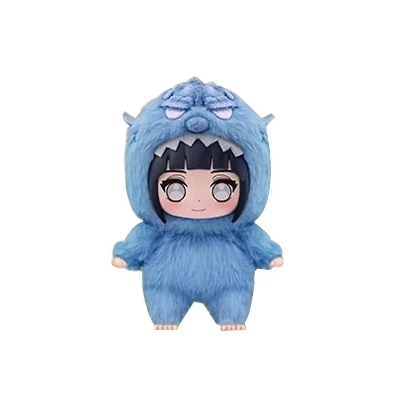 Bandai EAKI Naruto Blind Box Shippuden Party Series Uzumaki Stuffed Plush Bag Pendant Ornament Doll Toy Collection Birthday Gift
