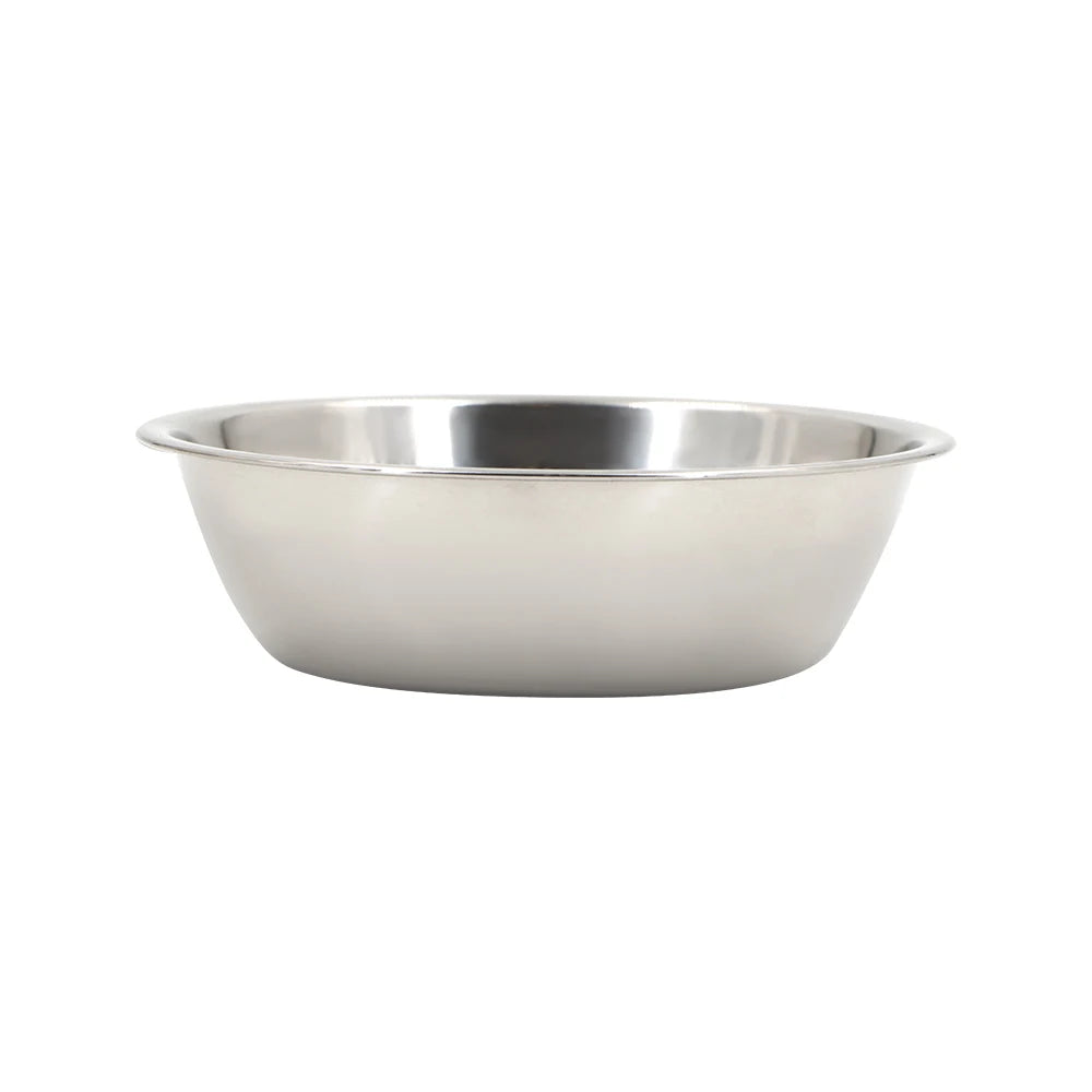 Raised Cat Feeder 3 Bowls in 1 Feeding & Watering Supplies 15° Raised Puppy 3 Stainless Steel Bowls Wood Stand Cats Accessories