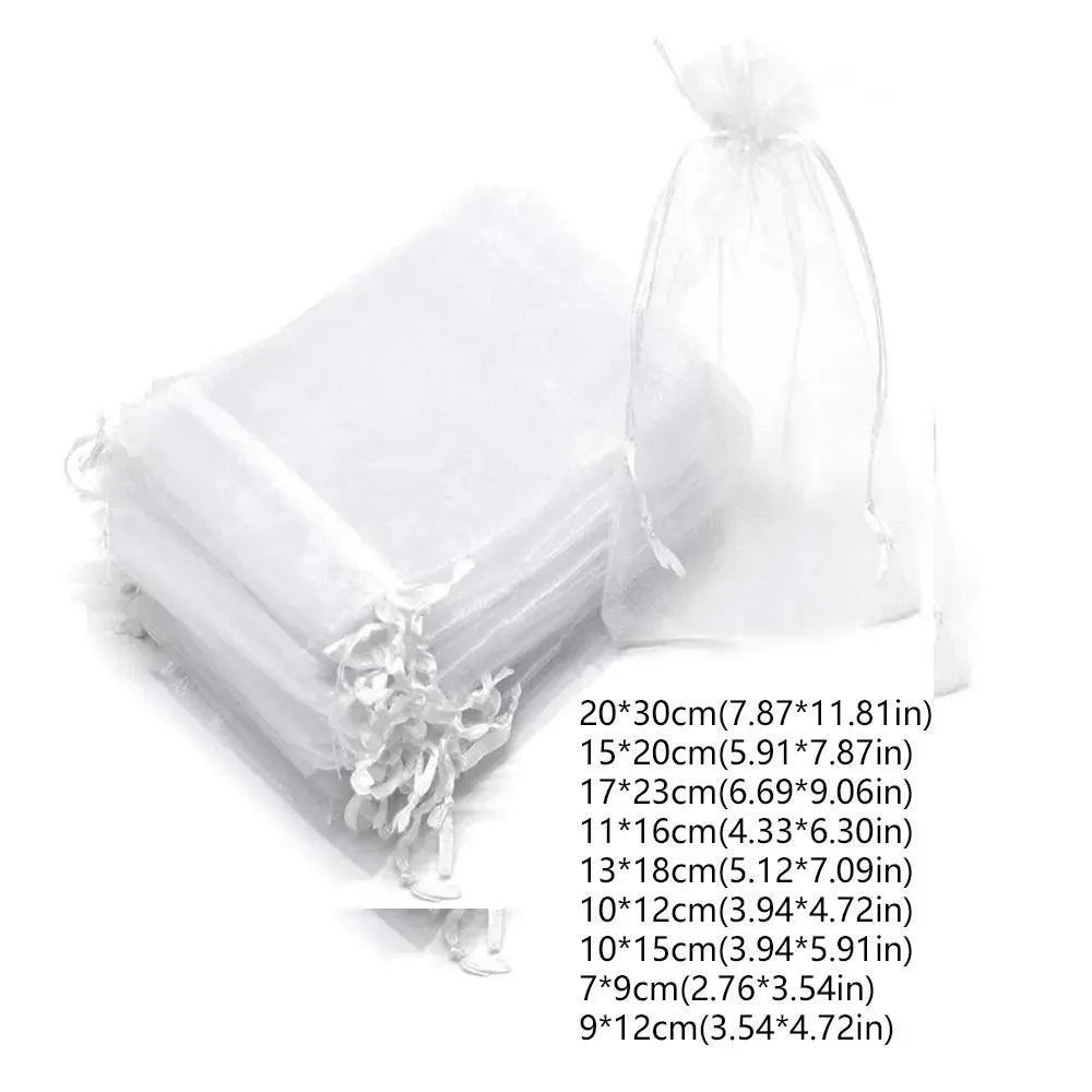 100pcs Grapes Fruit Grow Bags Netting Mesh Strawberry Vegetable Plant Protection Bags For Pest Control Anti-Bird Garden Tools