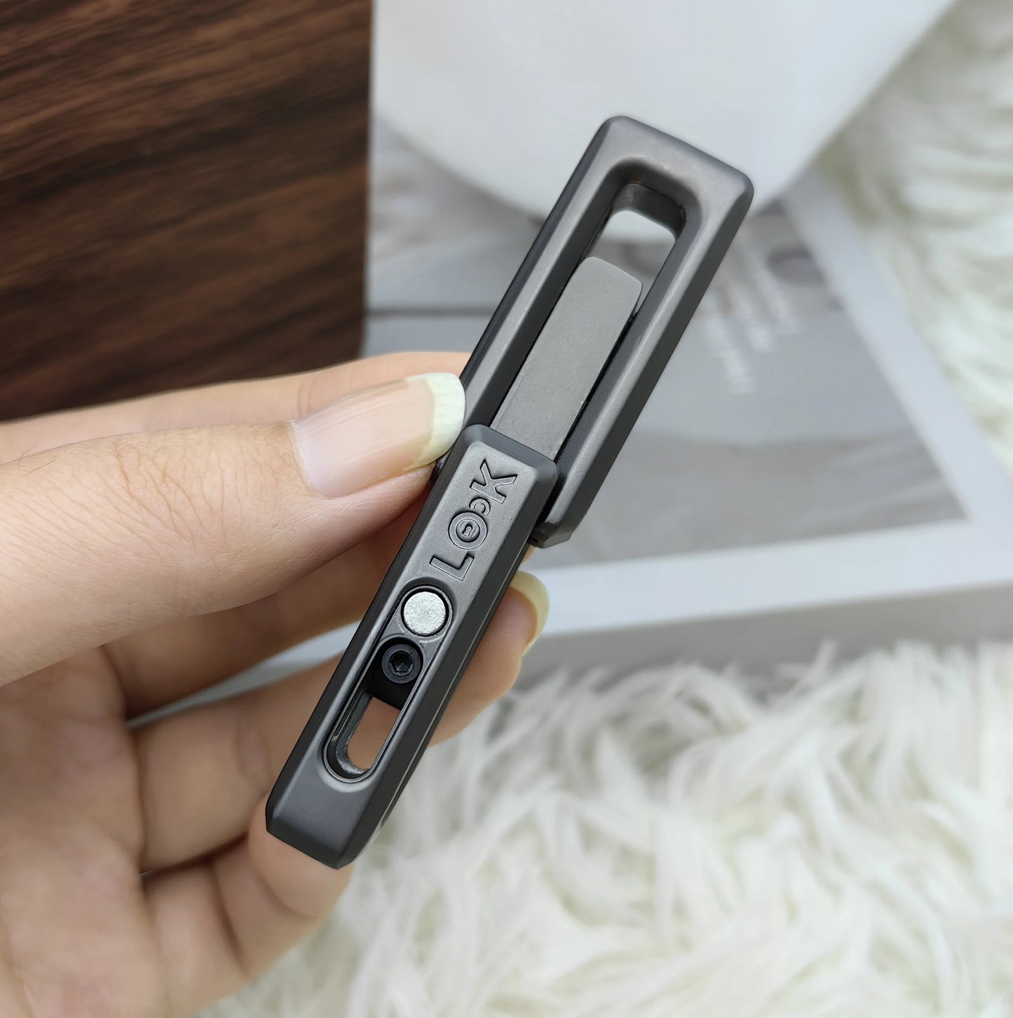 Xlock Magnetic Double Push Fidget Coin EDC Adult Decompression Toy Anxiety And Stress Relief Fidget Slider Spinner Handle Gift
