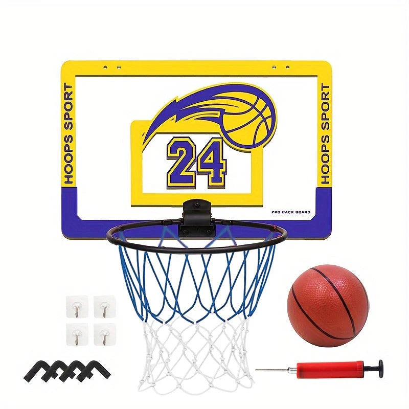 Indoor children's safety and fun games children's home sports basketball set wall bracket non perforated basketball frame