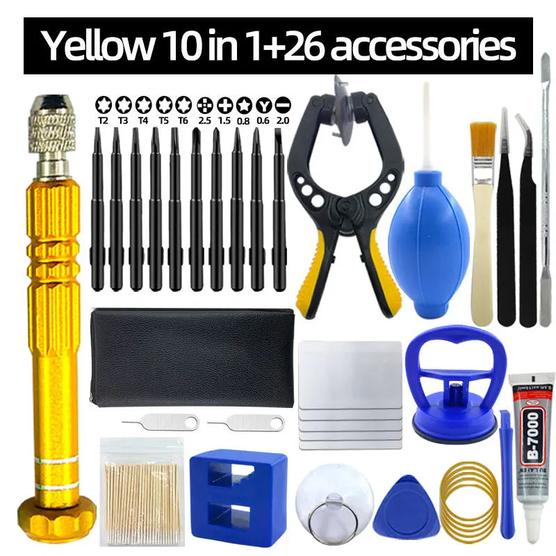 Mobile Phone Repair Tool, Screwdriver, Tablet Battery Disassembly, Screen Opening, Dust Cleaning, Disassembly Set, Small Pentago