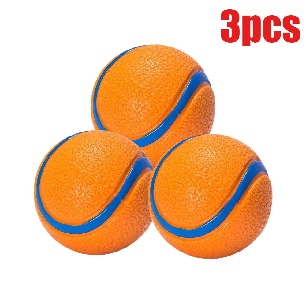 Dog Toy Ball Dog Fetch Ball Toy Tough Pet Ball Puppy Chew Toy Solid Elastic Jumping Ball Pet Accessories For Large Medium Small