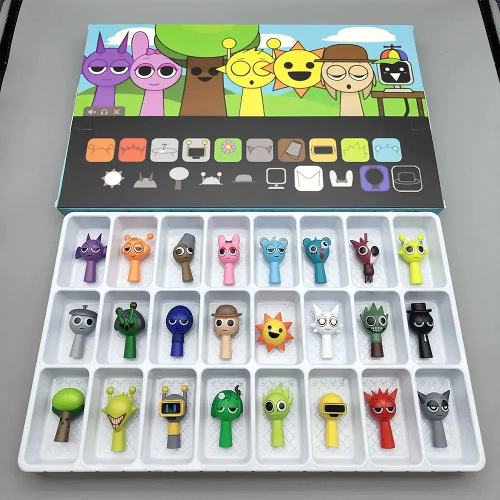 2025 new 24pcs/48pcs Sprunki Figures Mode Toys Sprunki Incredi box Anime Action Figures Sprunki Game Cartoon