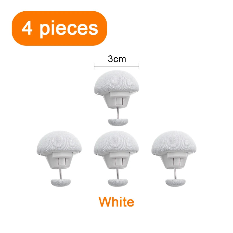 Mushroom Quilt Holder Macaron Non-slip Quilt Blanket Clip One Key To Unlock Blankets Cover Fastener Clip Holder Bed Sheet
