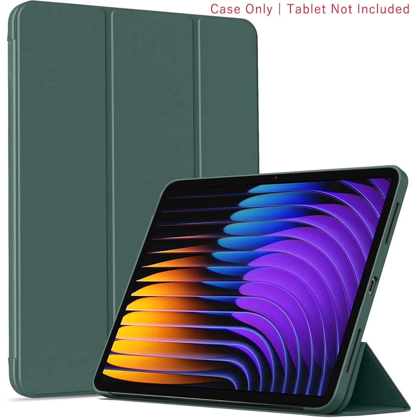 Tri-fold Flip Case For Xiaomi Pad 7/Pad 7 Pro 11.2 inch 2024 Magnetic Stand PU Leather Protective Cover Auto Sleep/Wake up