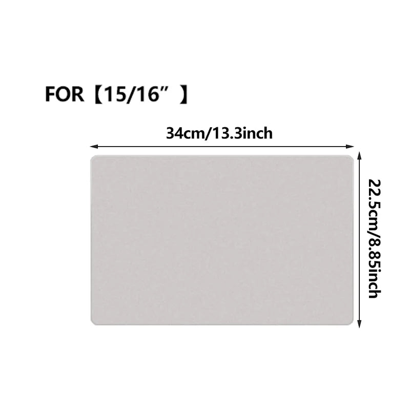 Microfiber Keyboard Dust Cover for MacBook Pro 15-16 inch Air 15 Dustproof Protective Cloth Ultra Thin Waterproof Keyboard Prote