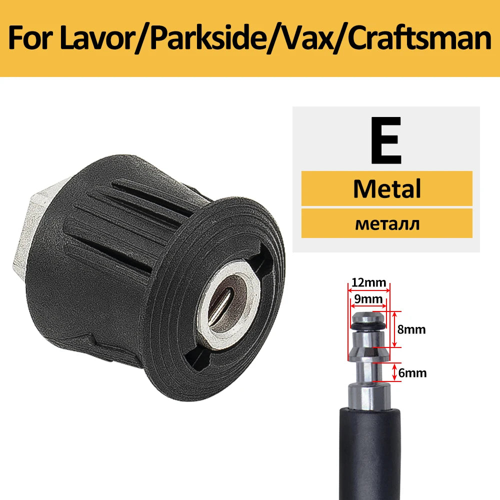 Pressure Washer Hose Connector Converter Power Washer Outlet Adapter M22 for Karcher Bosch Nilfisk High Pressure Washer Hose