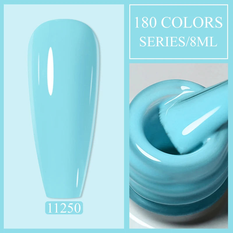 Arte Clavo Red Glitter Gel Nail Polish Yellow Holographic Spring Sparkling Sequin Gel Varnishes Soak Off UV LED Varnish Nail Art