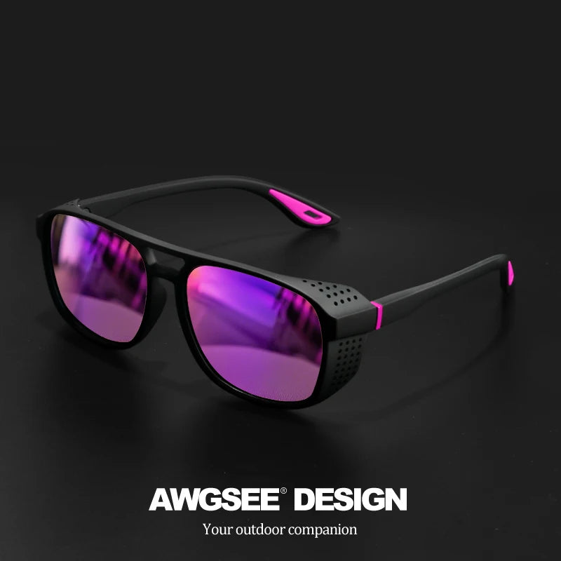 Professional Sports Sunglasses - Polarized Windproof UV400 for Cycling Running Outdoor Enthusiasts UV400