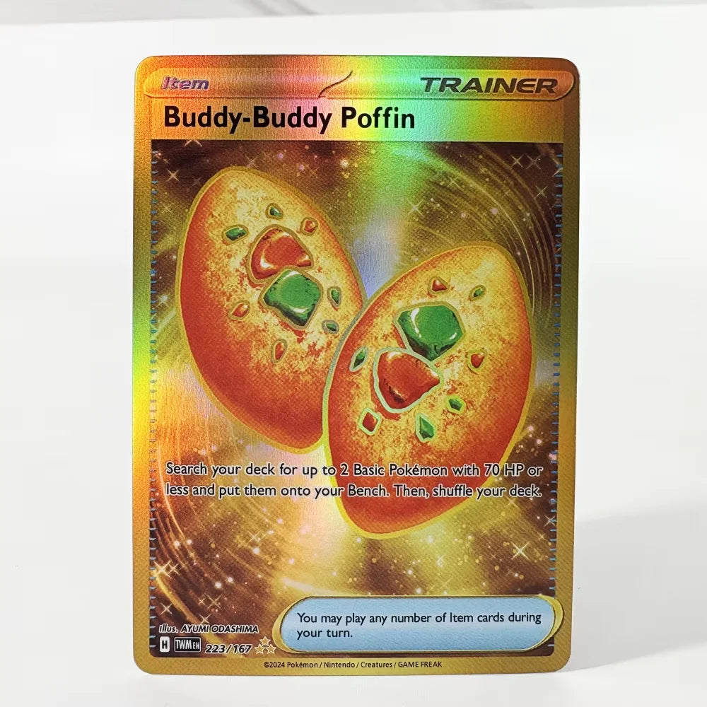 PKM Single Foil Cards Kieran Suicune Eevee$Snorlax Buddy-Buddy Poffin Eevee Classic Game Collection Cards PTCG Proxy Cards