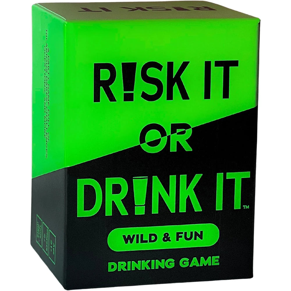 Risk It Or Drink It Fun Party Game For College Card Game Drinking Game Pregame Night Hilarious Dares Challenges Questions Adults
