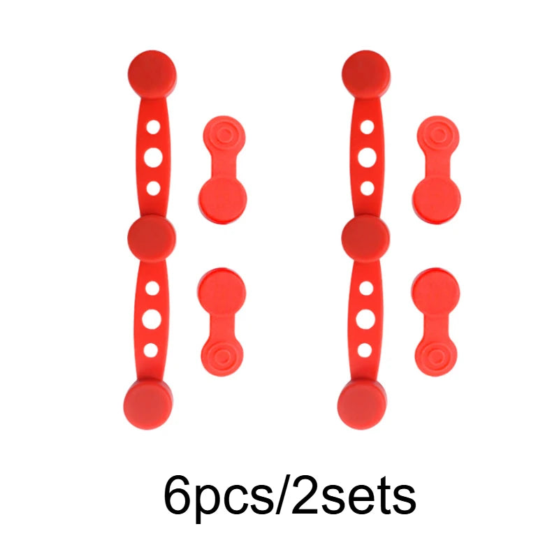 6pcs/2sets Magnetic Silicone Buckles for Air Fryer - Non-Stick Parch Clips, Magnetic Fasteners, Compatible with /Air Fryer Ovens