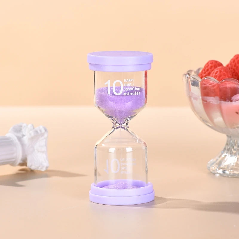 1PCS 3/5/10/15/30 Minutes Colorful Hourglass Sandglass Children Kid Gift Toy Sand Timer Hour Glass Home Decoration Sand Clock
