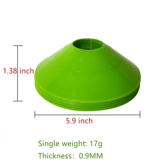 10Pcs football cone plate football training plate agile practice field marking sports training equipment